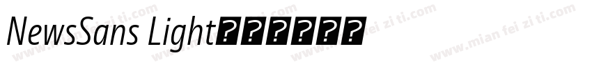 NewsSans Light字体转换